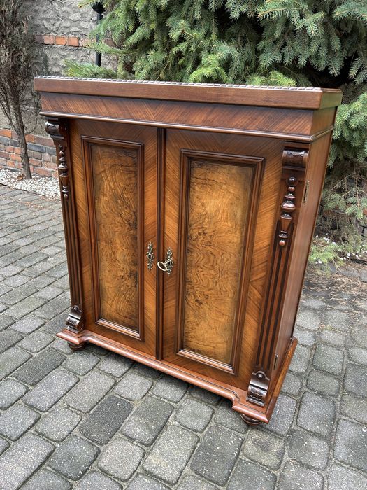 Antyczna Komoda Ekletyczna Antyk Szafka Kredens Uniakt Po Renowacji