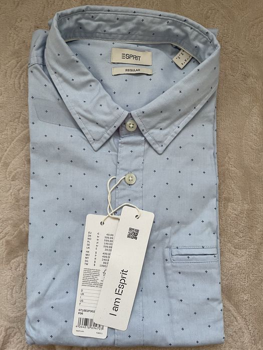 Чоловіча сорочка ESPRIT, розмір L.