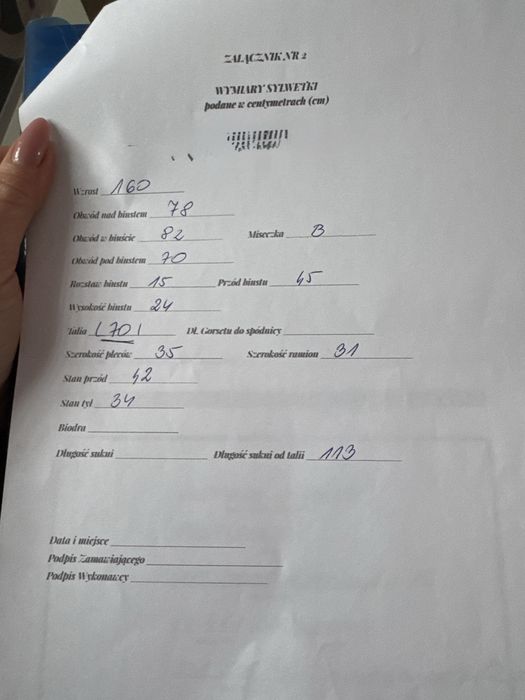 Suknia ślubna szyta na miarę