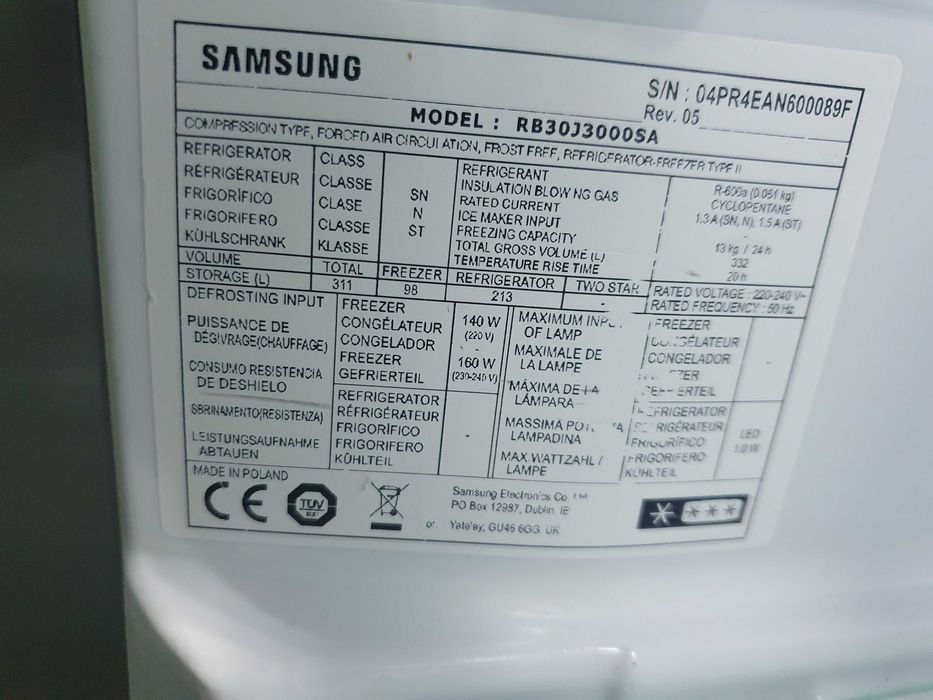 Frigorifico Combinado No-frost Samsung digital inverter