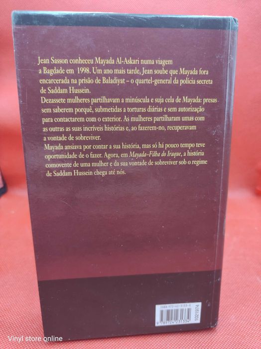 Livro - REF PCE - Jean Sasson - Mayada, Filha do Iraque
