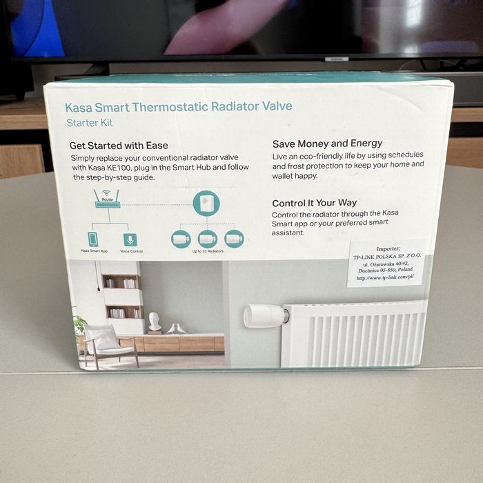 Termostatyczny zawór grzejnikowy TP-Link Thermostatic Radiator Valve