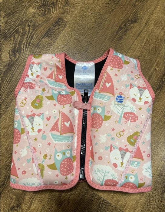 Плавальний жилет для купання Дитячий жилет для купання splash about go splash float jacket went to sea 3-6 років 18-30кг