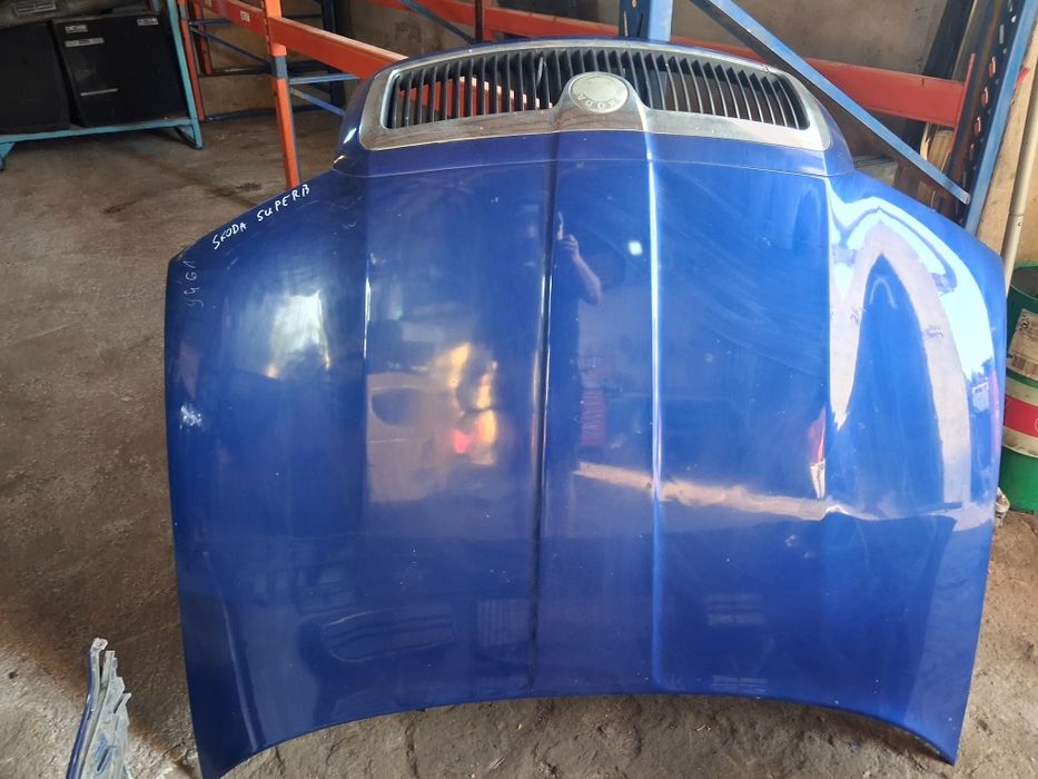 Maska lampy zderzak skoda superb 1