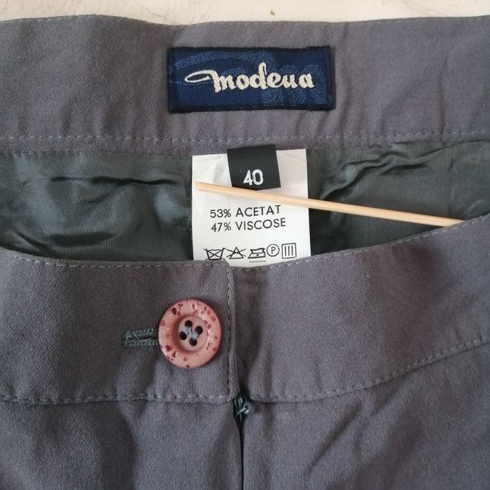 Szara klasyczna spódnica damska Modena 40