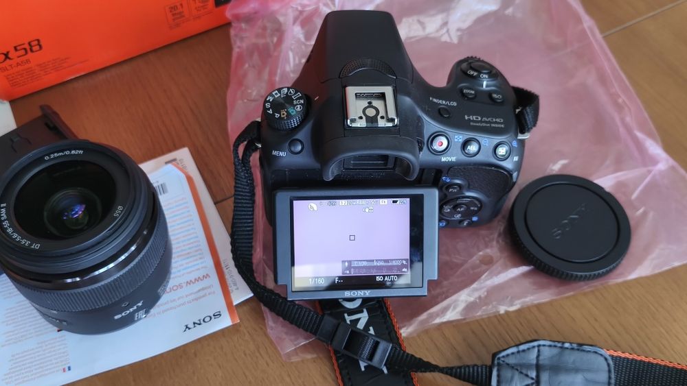 Lustrzanka Sony Alfa 58 stan bardzo dobry