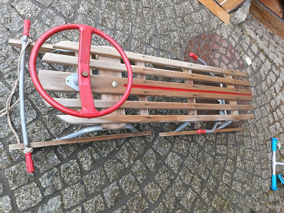 Sanki drewniane duże XXL