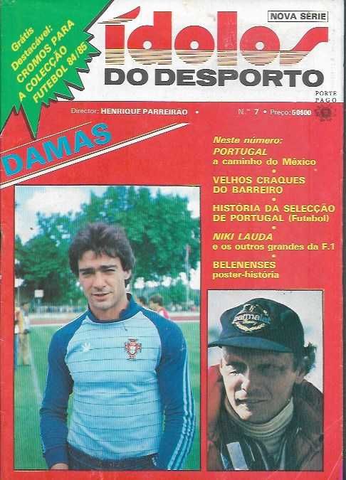 Futebol - revista ÍDOLOS DO DESPORTO - Vítor Damas - Os Belenenses