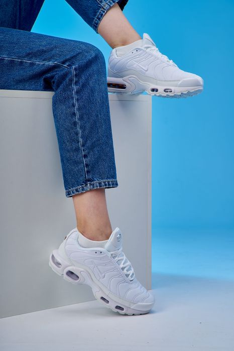 Кросівки Кроссовки Nike Air Max TN Full White Білий Белый Кросовки повсякденні