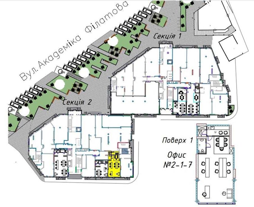 Commercial real estate at st. Kulikovo pole pl Oktyabrskoy revolyutsii pl (area 70 m²) - Atlanta.ua - photo 6