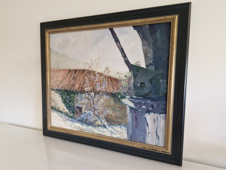 Pintura a óleo .