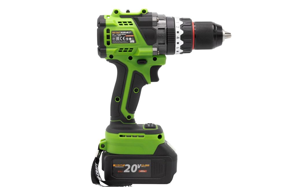 Шуруповерт Procraft PA18ProBL (без акб і зп - ТУШКА) Затяжка 180Нм