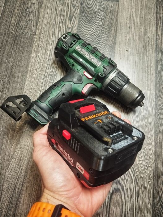 Адаптер перехідник акумулятор Metabo 18V CAS на Parkside X20 V Team