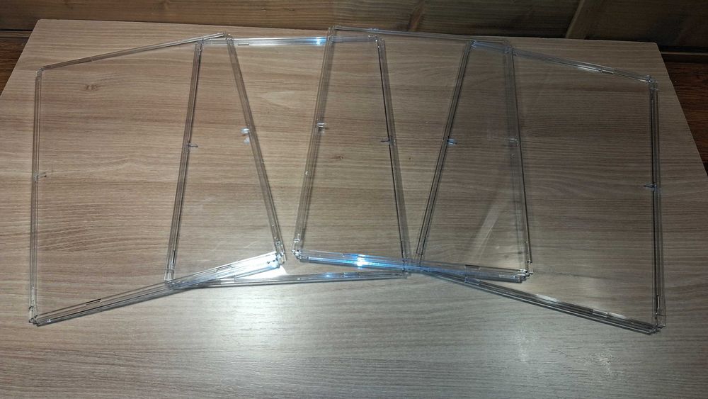 Drzwiczki Z Tworzywa 32×25 Cm – Zestaw 4 Sztuk Przezroczystych