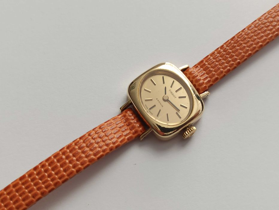 Tissot mechaniczny Złoty 14k pr. 585