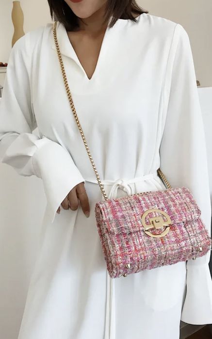 Torebka, torba na łańcuszku. Retro . Na ramię lub do ręku