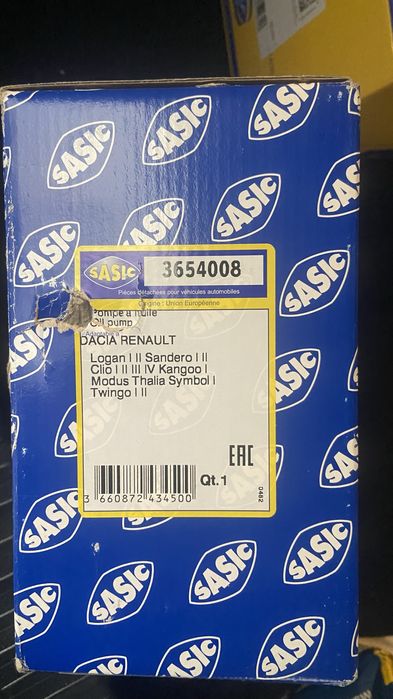 Kit distribuição e bomba de oleo Renaut