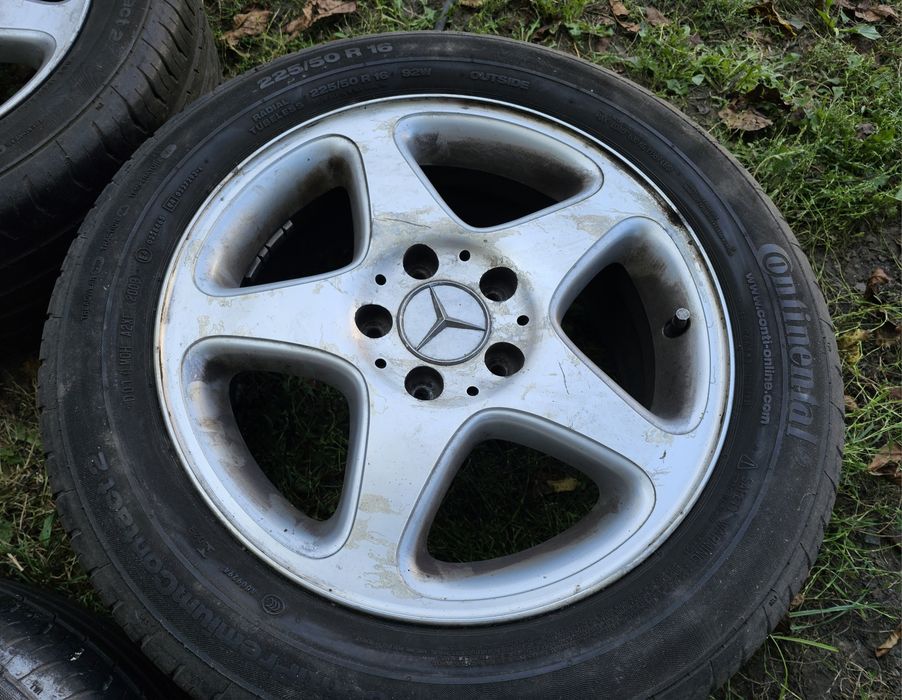 Koła felgi aluminiowe oryginał Mercedes 16" 5x112 7j et37