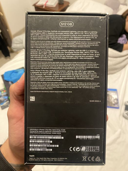 Caixa completa iphone 11 pro max 512G
