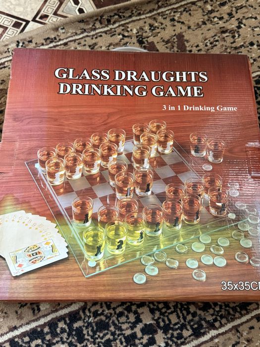 Набор Пьяные шахматы, новый, на подарок