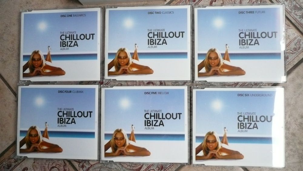 IBIZA CHILLOUT 6cd płyty kompaktowe składanka