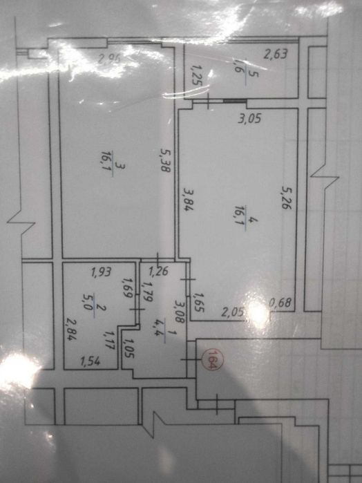 1-кімнатна квартира за адресою (площа 44 м²) - Atlanta.ua - фото 13