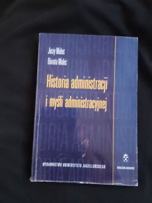 Podręcznik historia administracji Jerzy Malec Dorota Malec