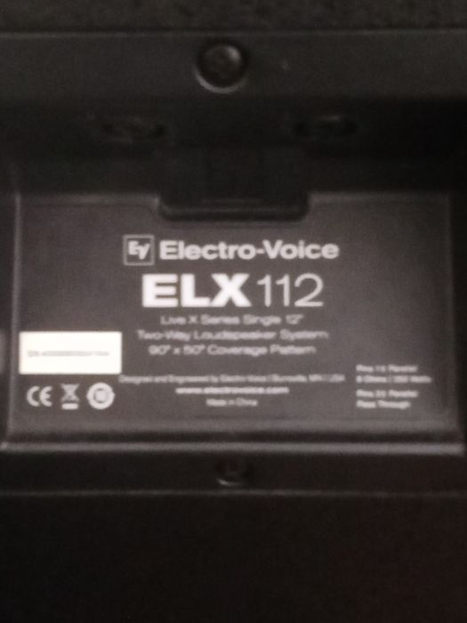 Colunas Passivas ELX Electrovoice