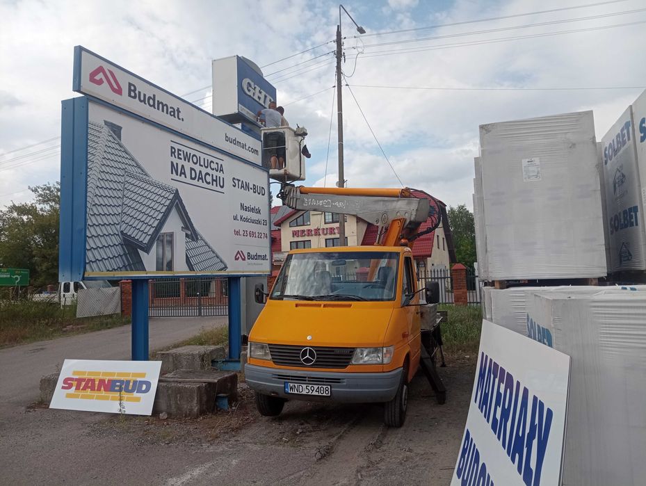 WYNAJEM!!! podnosnik koszowy 20m Nasielsk+50km