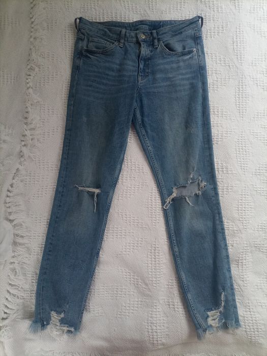 Jeansy H&M z dziurami 28 165\72A