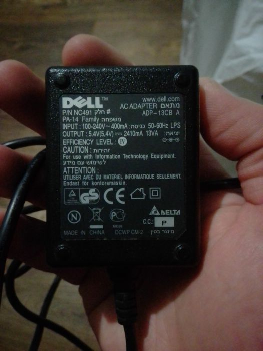 Блок питания  DELL 5,4В --- 2410ма адаптер