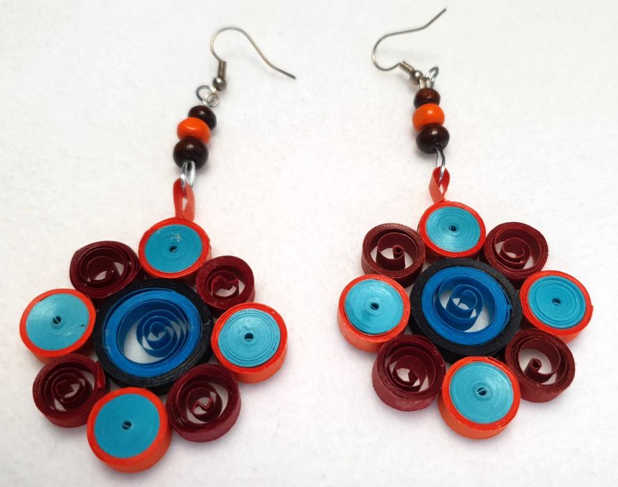 Kolczyki Artystyczne  Rękodzieło