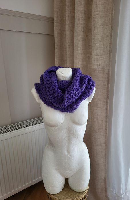 Komin szal pleciony boho reserved