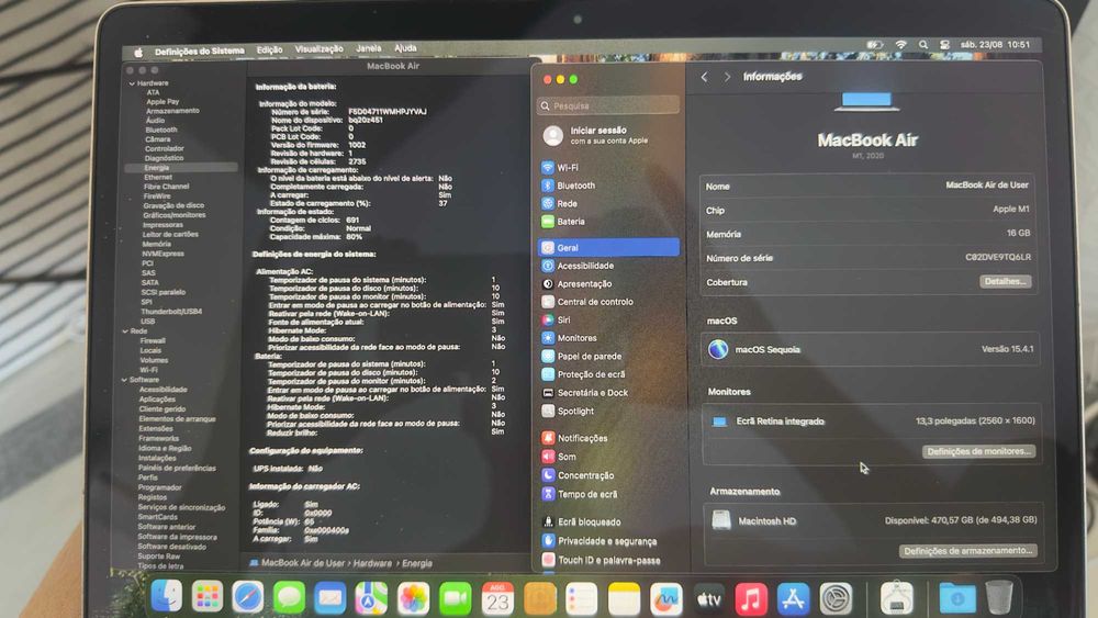 MacBook Air M1 2020, 16GB Ram, 512GB SSD