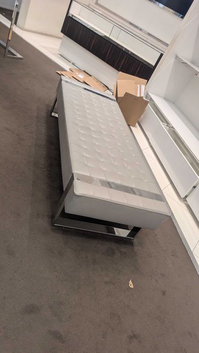 Banco / Chaise de Design Premium Inox (2 Metros) - Estado Impecável