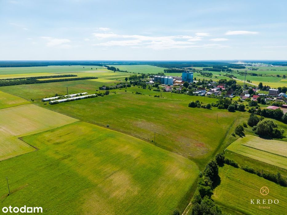 Działka budowlana 1,0036 ha | WZ | Duży potencjał inwest. | Koczała
