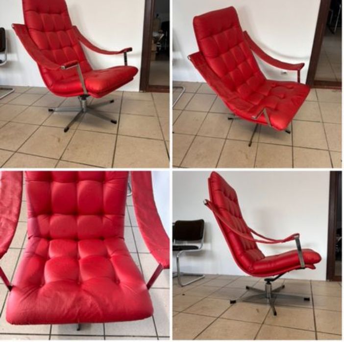 Artifort fotel obrotowy, projekt Geoffrey Harcourt. Mid century