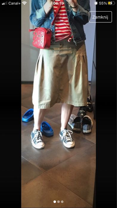 Happymum spódnica ciążowa S/XS khaki