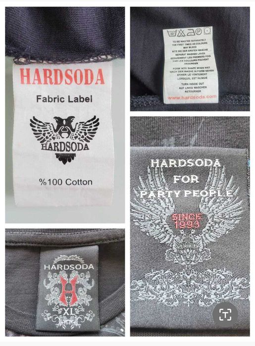 Лонгслив кофта "hardsoda" с красивым декором р.М.