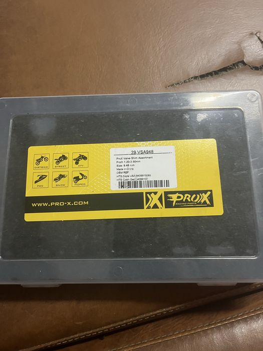 kit de pastilhas de afinação de válvulas ProX 29.VSA948 (9,48 mm),