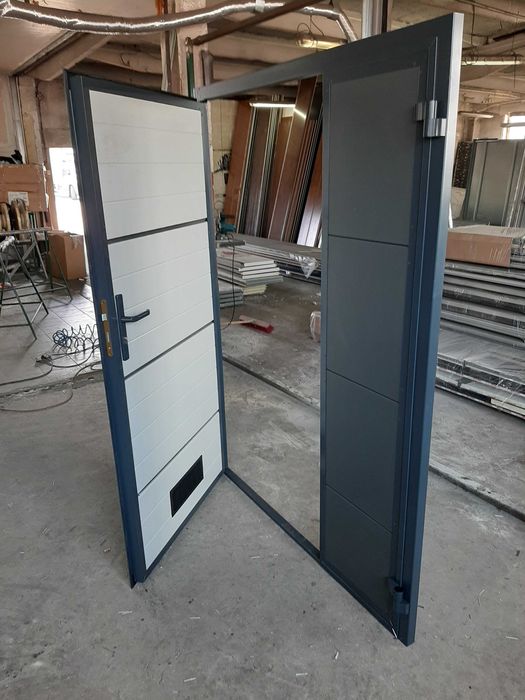 Drzwi--ALUMINIOWE -- Transport cała Polska -- Na wymiar Ocieplane