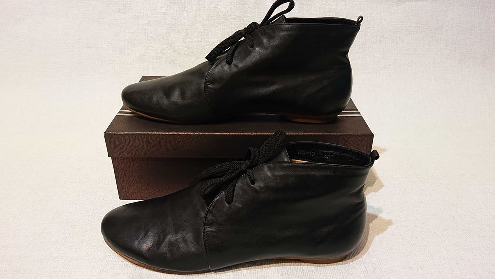 Женские кожаные демисезонные ботинки Like Show 39 40 41 кожа осень