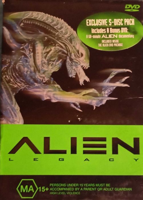 Coleção DVDs Alien - "Legacy - 20th Anniversary Edition"