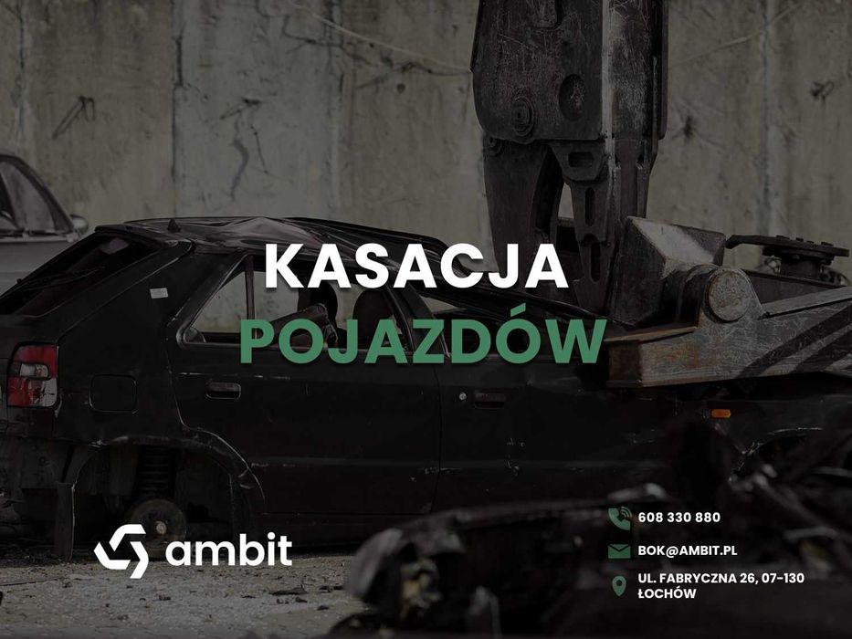 Kasacja pojazdów | Skup samochodów | Złomowanie aut – gotówka w dniu odbioru | Odbiór lawetą
