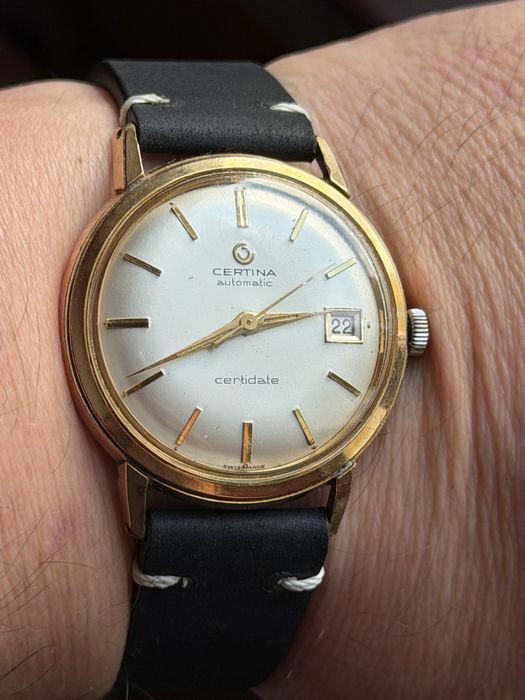 Certina Certidate Automatic 23jewels, wymiary 35/41mm, piękny stan