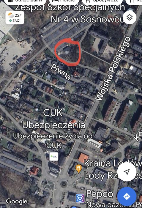 NOWY DUŻY garaż murowany