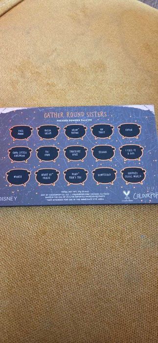 Colourpop x Disney HOCUS POCUS "Gather Round Sisters" palette