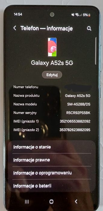 Samsung Galaxy A52S 5G 128GB