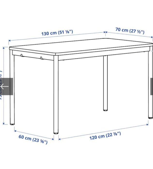 Mesa de escritório ou cozinha do IKEA