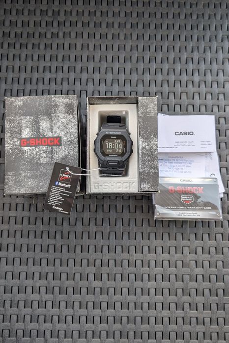 Casio G-Shock GBD-200-1ER G-Squad Bluetooth Smartwatch Sportowy Krokomierz GPS Gwarancja